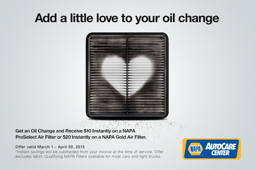 Add a little love to your oil change